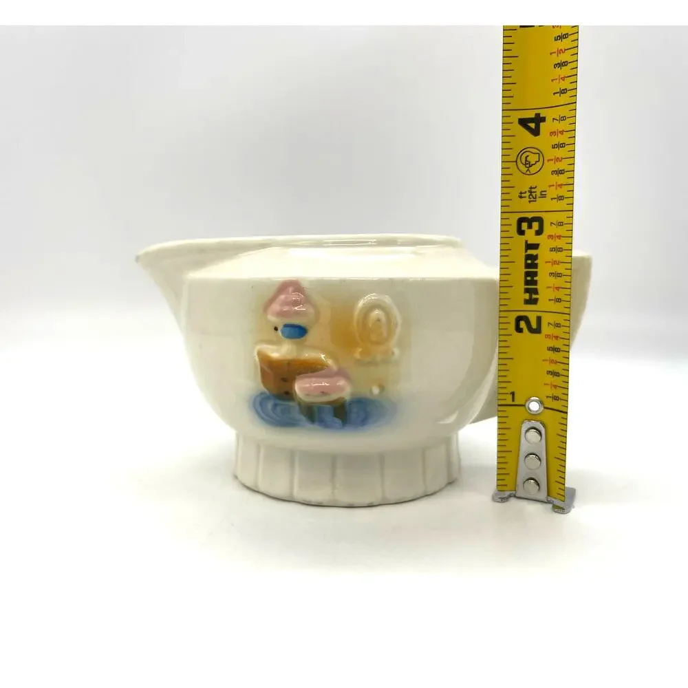 Vintage Hearth Vitreous Creamer by Porcelier Manufacturing Co 1940's